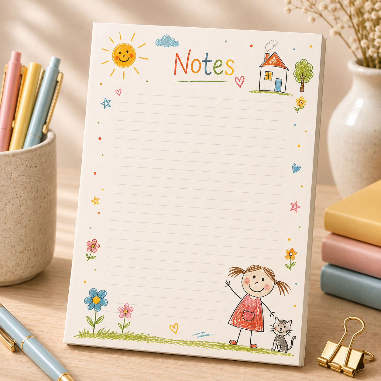 A5 Notepad – "Little Sunshine"