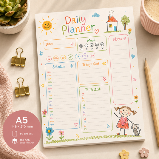 A5 Daily Planner – "Little Sunshine"