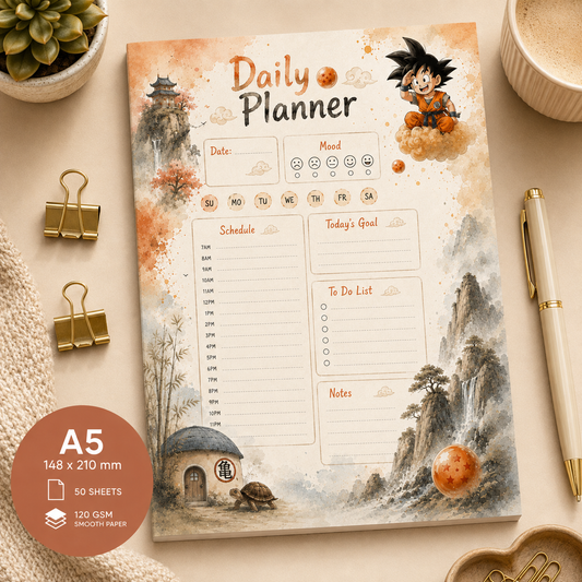 A5 Daily Planner – "Sky Warrior"