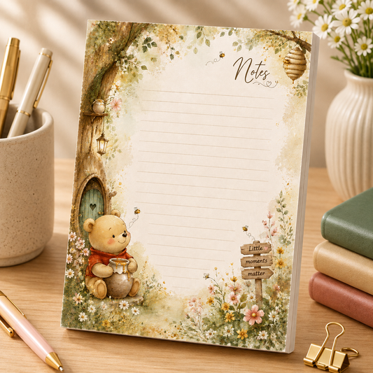 A6 Notepad – "Honey Bear Dreams"