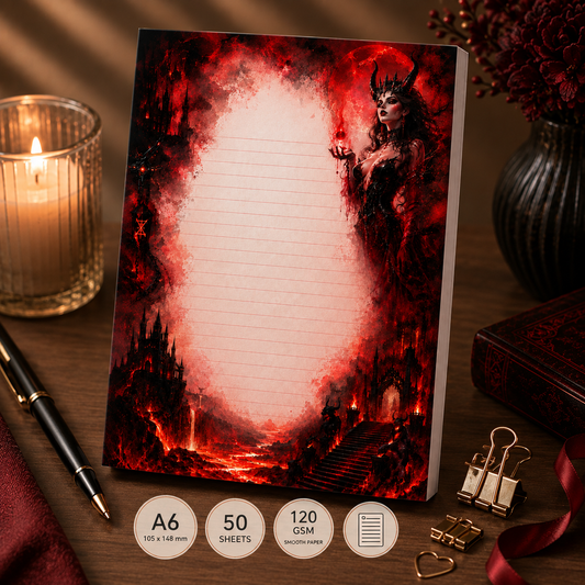 A6 Notepad – "Queen of Shadows"