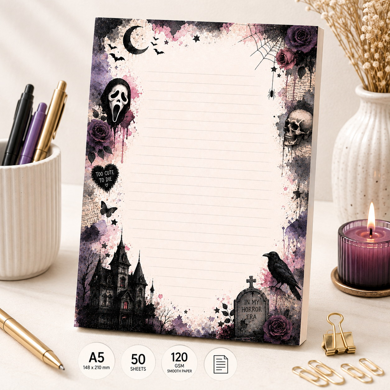 A5 Notepad – "In My Horror Era"