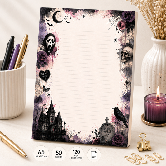 A5 Notepad – "In My Horror Era"