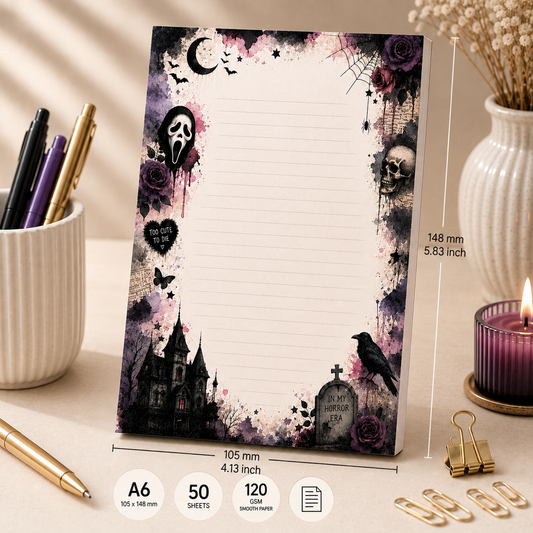 A6 Notepad – "In My Horror Era"