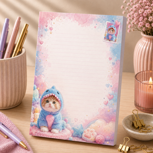 A6 Notepad – "Purrfectly Adorable"