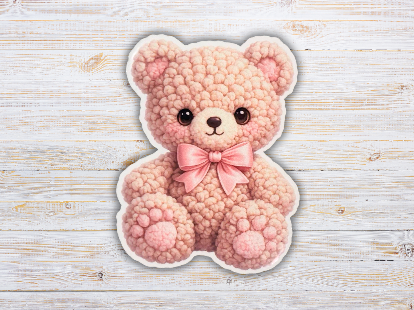 Cute crochet stickers