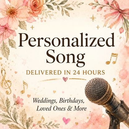 Personalized Song Gift: Custom Lyrics & Music MP3