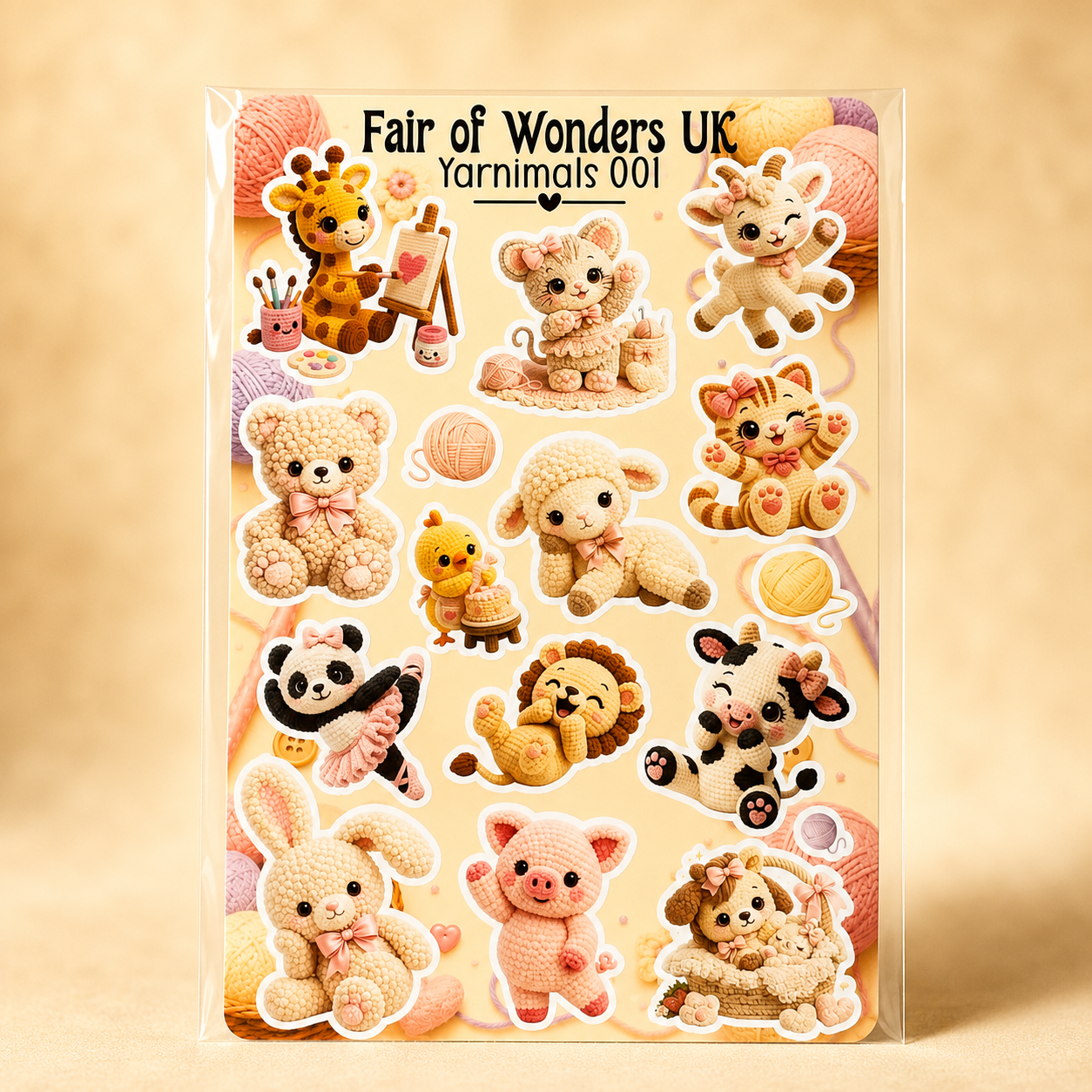 Yarnimals sticker set (07)