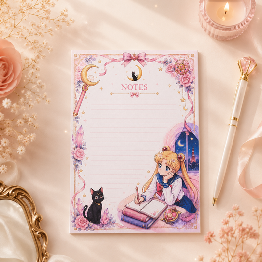 A6 Notepad – "Moonlit Dreams"