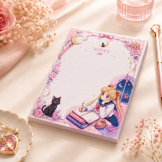 A5 Notepad – "Moonlit Dreams"