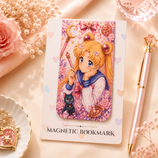 Magnetic Bookmark- "Moonlit Dreams"