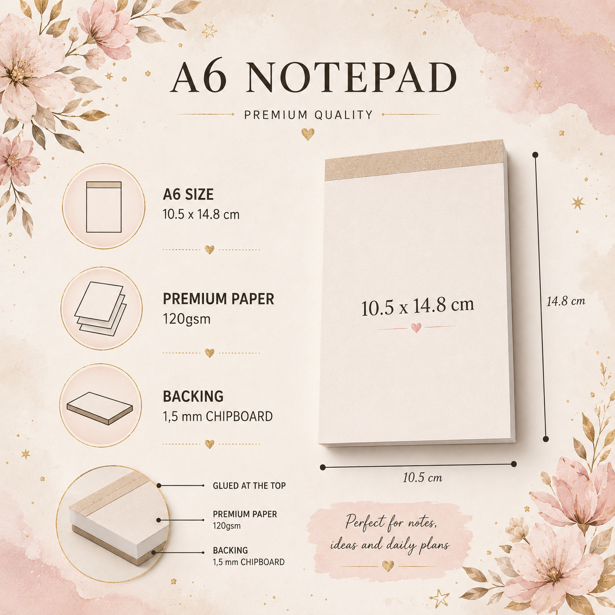 A6 Notepad – "Haunted Whispers"