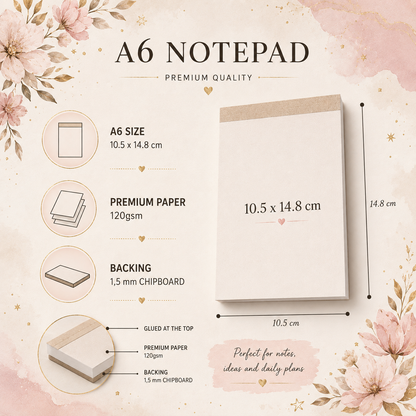A6 Notepad – "Haunted Whispers"