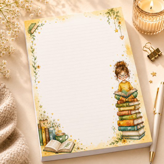 A5 Notepad – Just One More Chapter