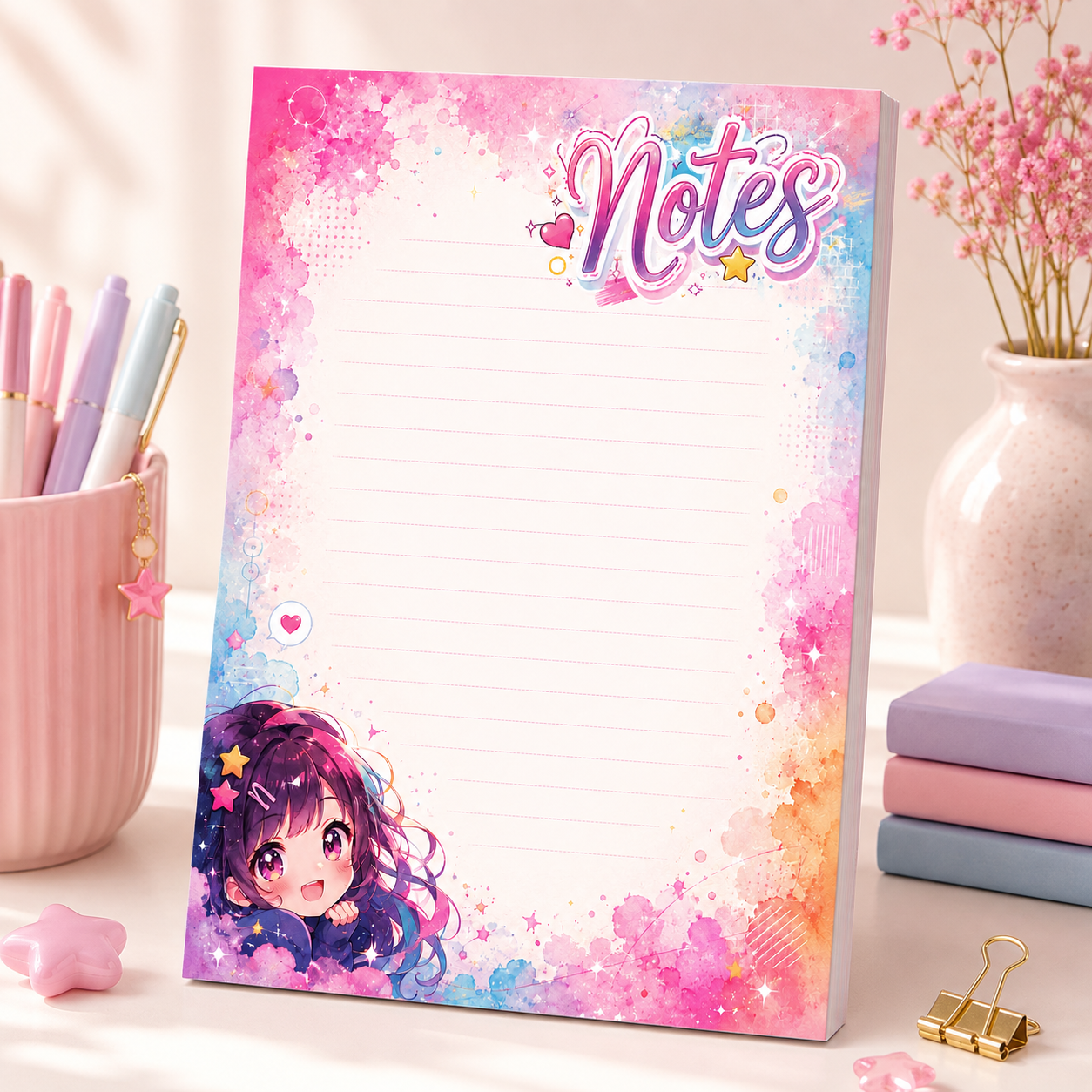 A6 Notepad – "Pastel Pop"