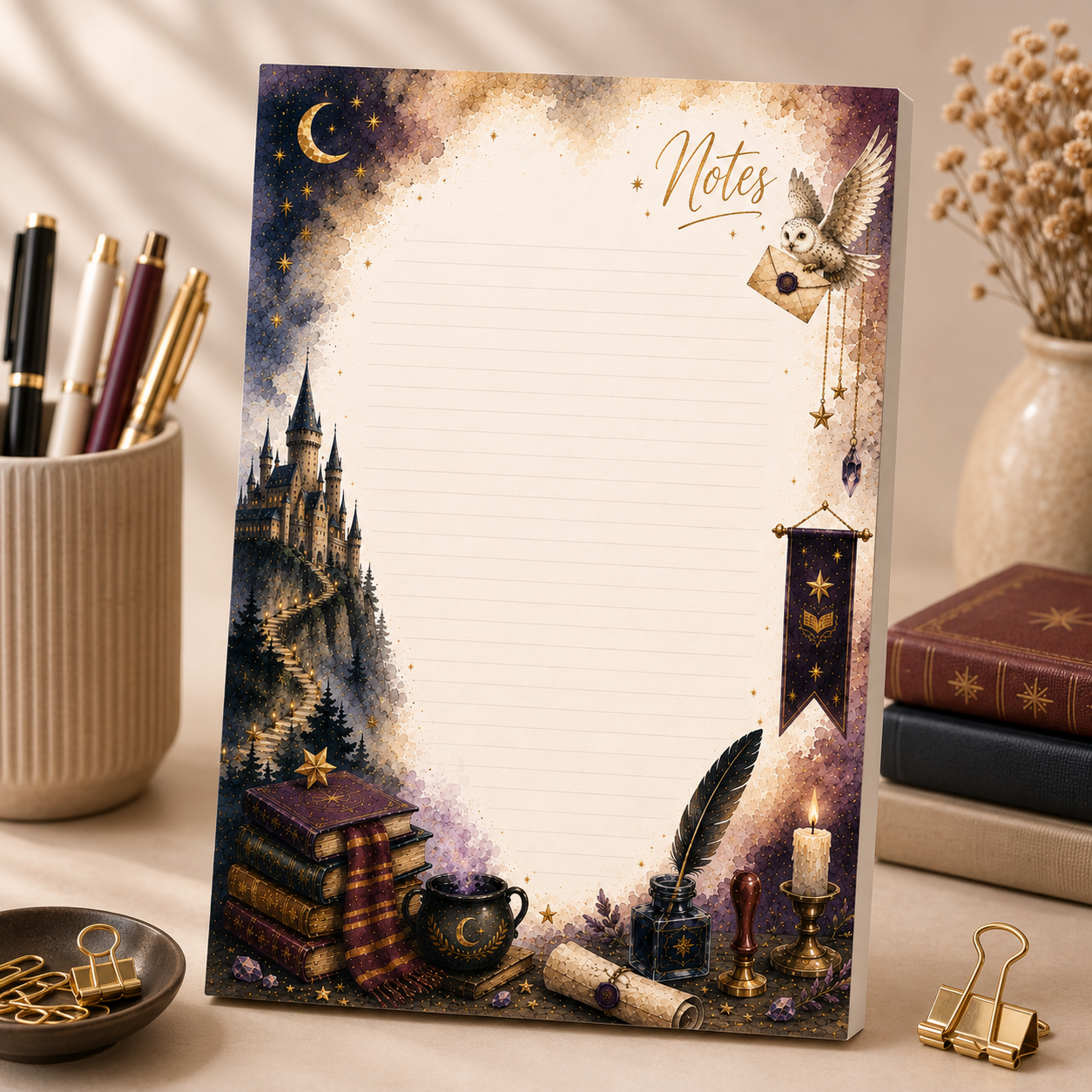 A5 Notepad – "Enchanted Academy"
