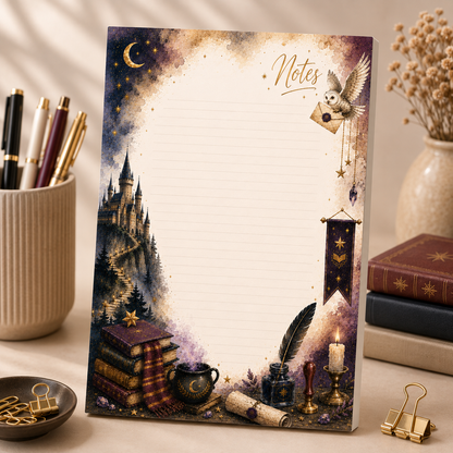 A5 Notepad – "Enchanted Academy"
