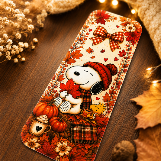Laminated Bookmark- "Cozy Autumn"