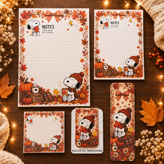 "Cozy Autumn" Stationery Set