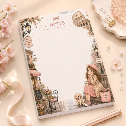 A6 Notepad – "Rome Daydreams"