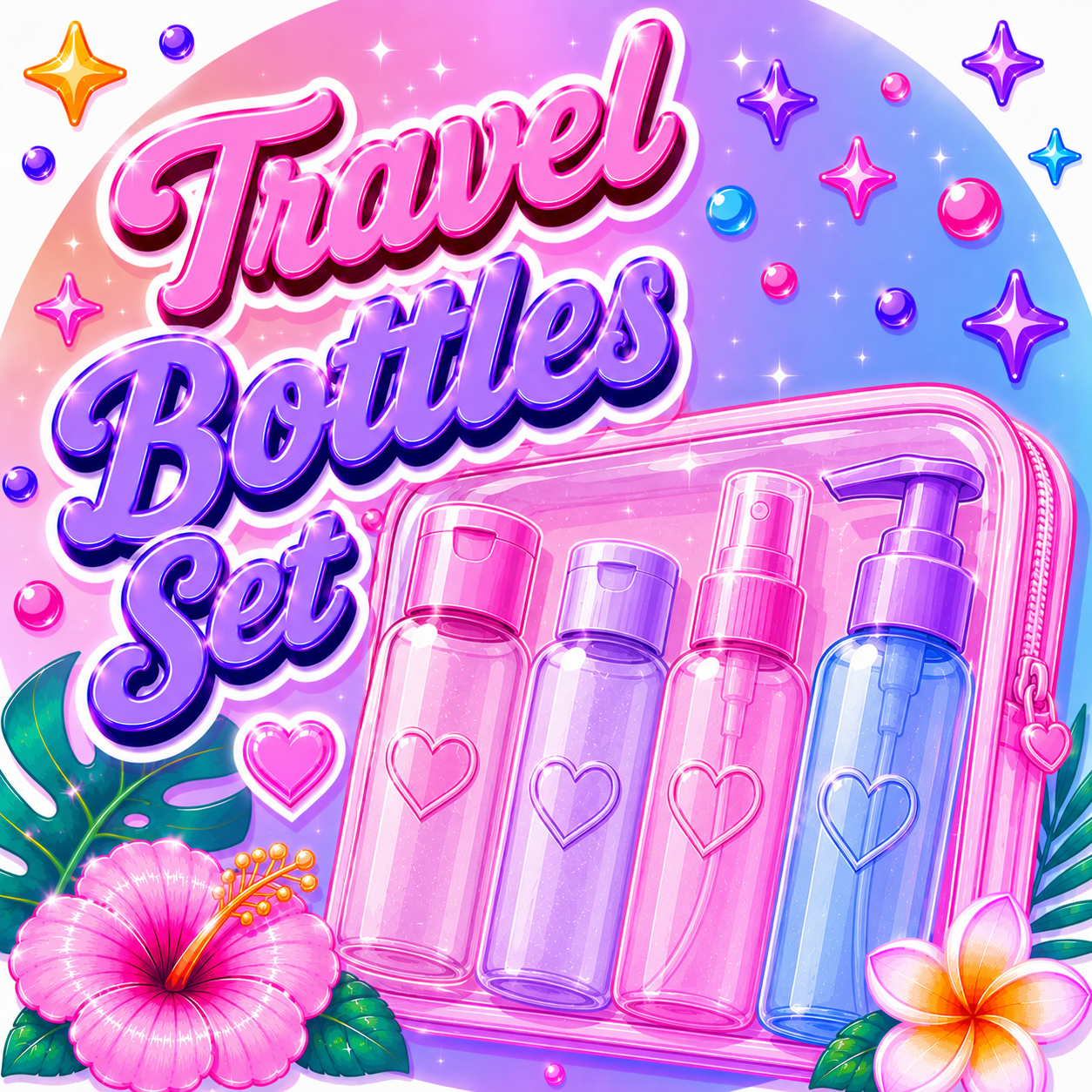 Travel Bottles Set